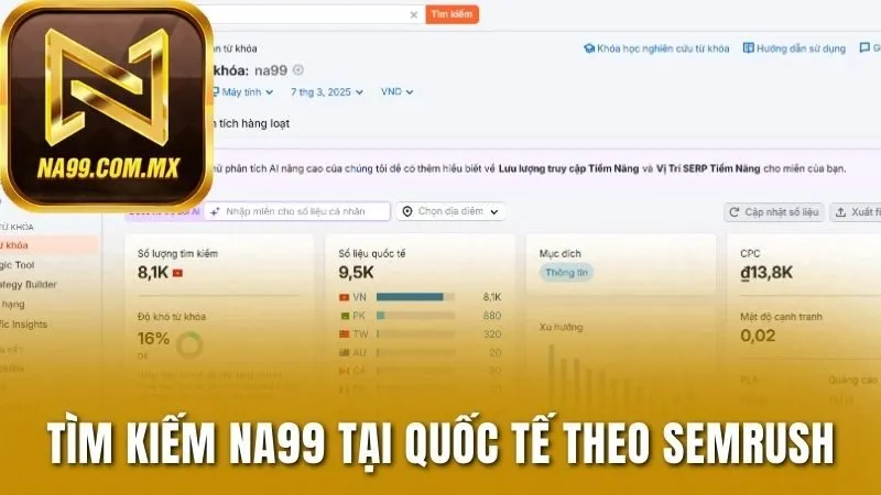 Na99 newmadha ⭐ Cổng Game Quốc Tế Na99 Chính Thức 2025 185 Số liệu tìm kiếm cổng game tại quốc tế theo Semrush