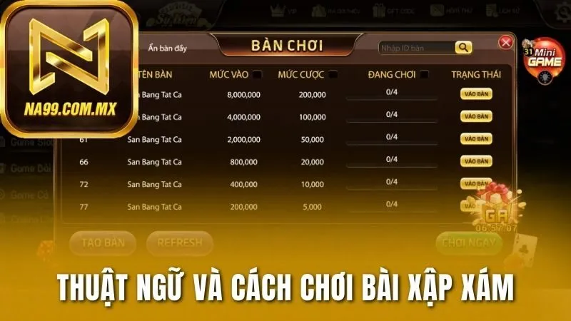 Cách Chơi Bài Xập Xám - Quy Tắc Và Những Thuật Ngữ Cần Nắm 3 Thuật ngữ và cách chơi bài Xập xám chi tiết nhất